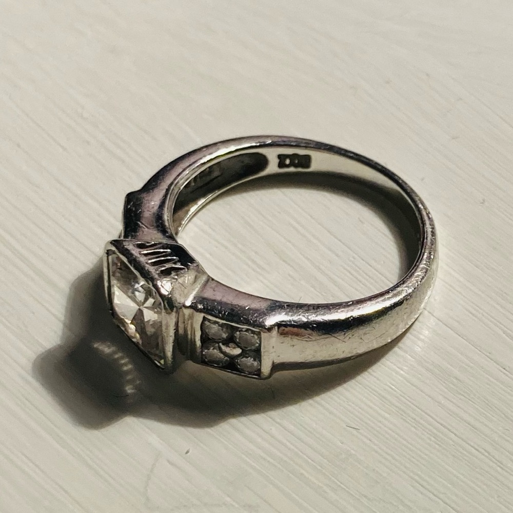 CZ ring size 7 Sterling 925 - Picture 3 of 5